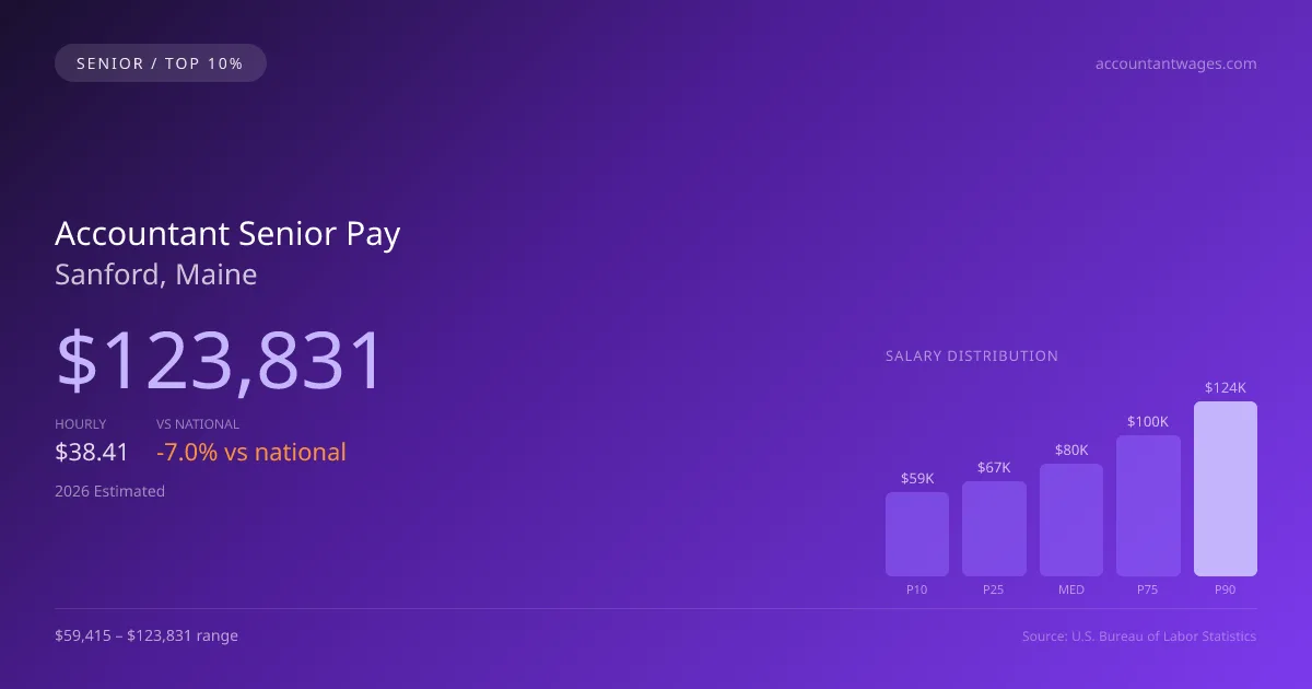 Accountant Senior Salary in Sanford, ME — 2026 est., based on 2025 BLS